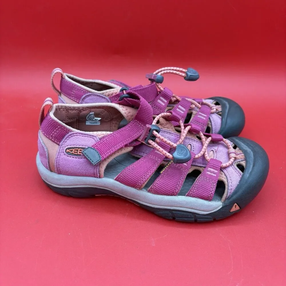 KEEN Unisex-Child Newport H2 Closed Toe Water Sandals Berry Pink Size 2
